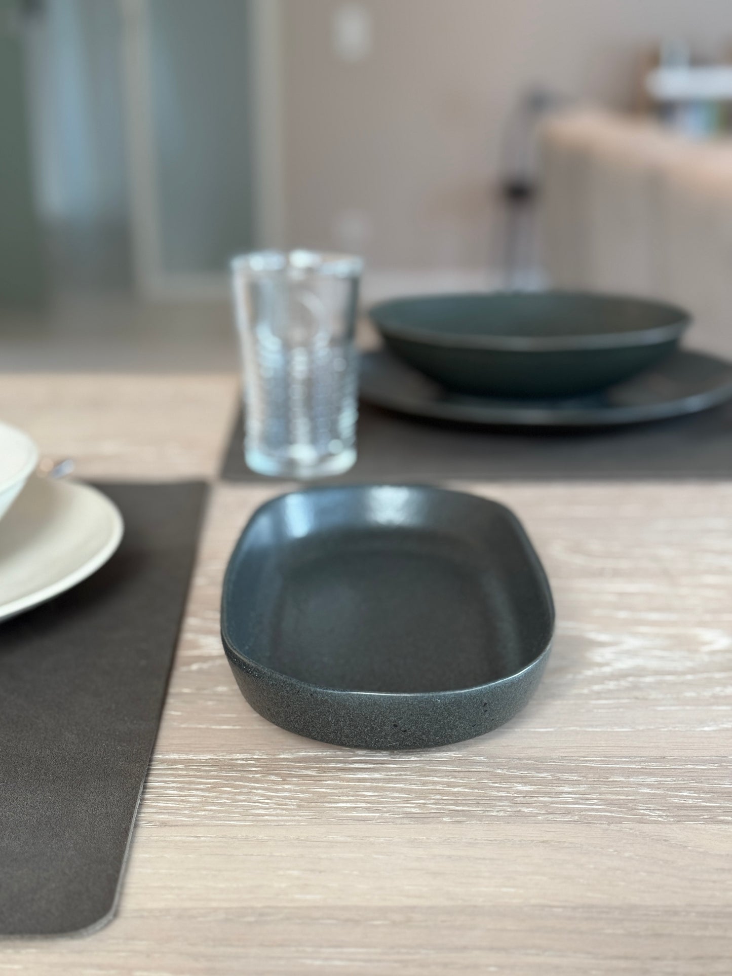Servierplatte M 25 x 13 cm - Preto E Puntos