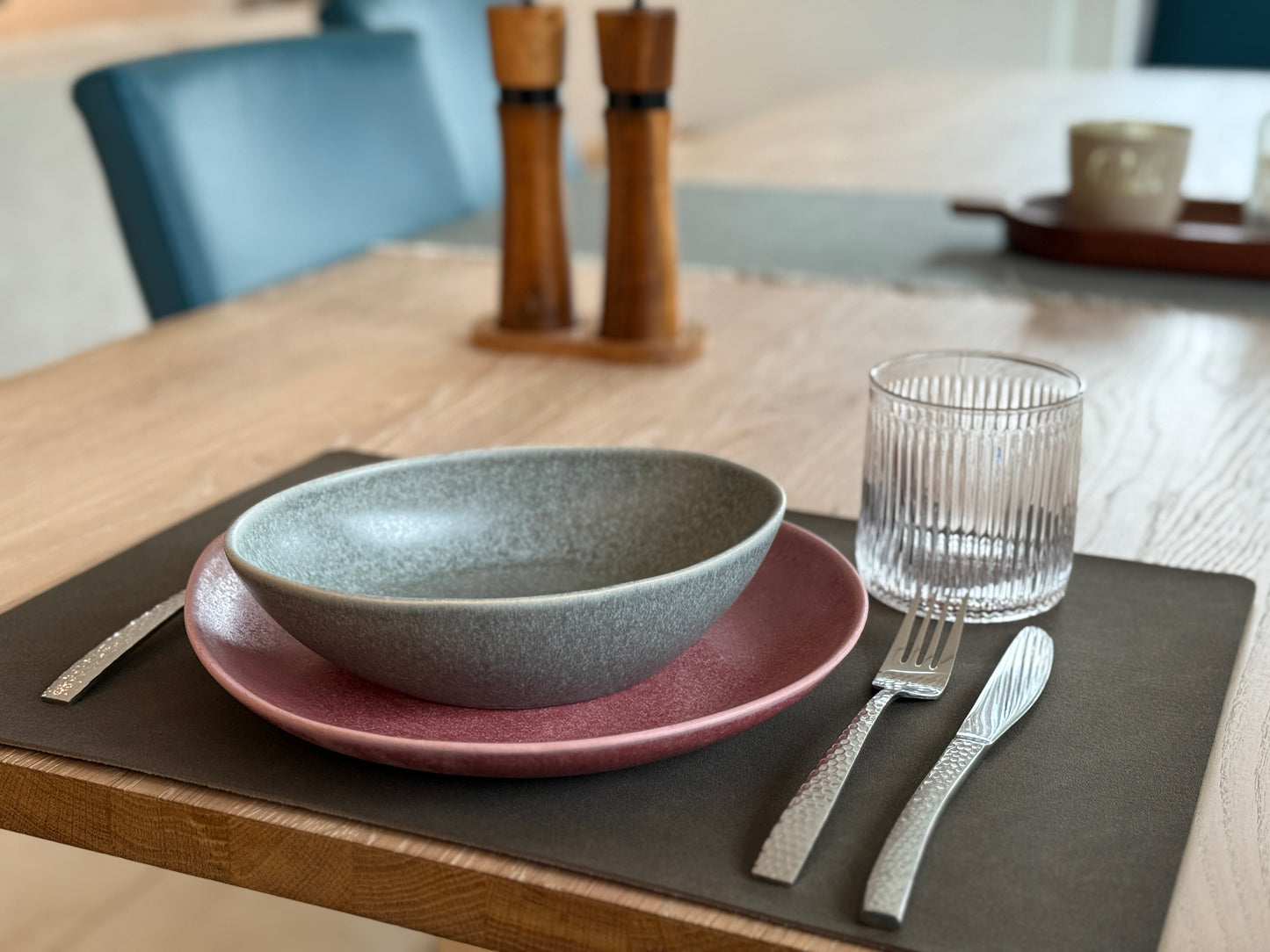 Pasta Bowl 21,5 x 16,5 cm - Cinzento