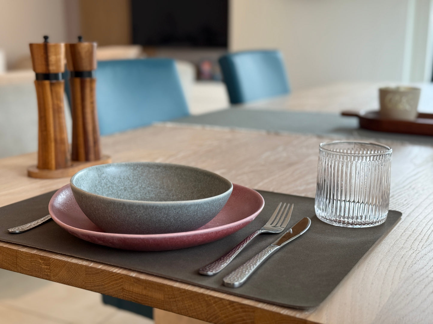 Pasta Bowl 21,5 x 16,5 cm - Cinzento