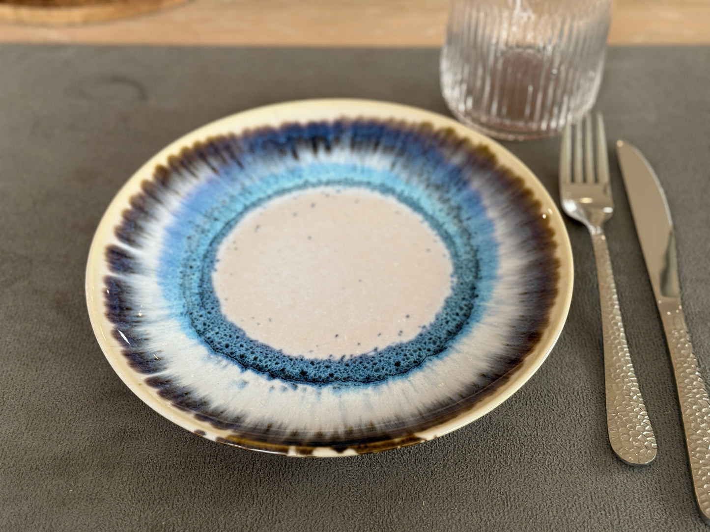 Dessertteller 22 cm - Raiados Azul
