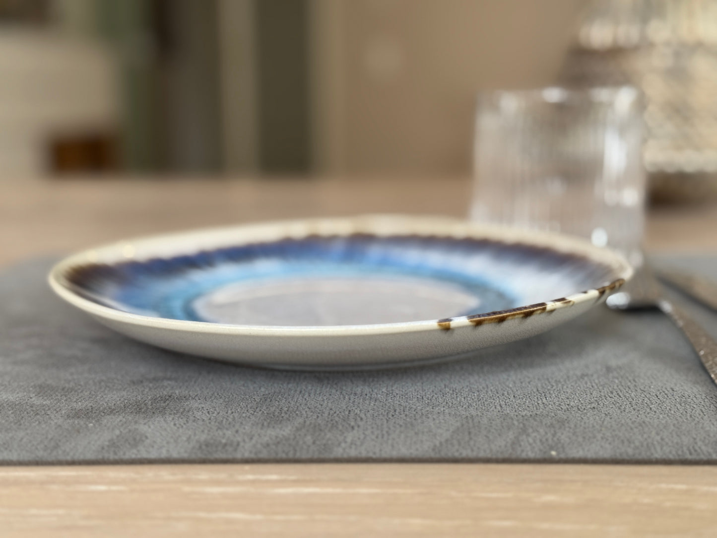 Dessertteller 22 cm - Raiados Azul